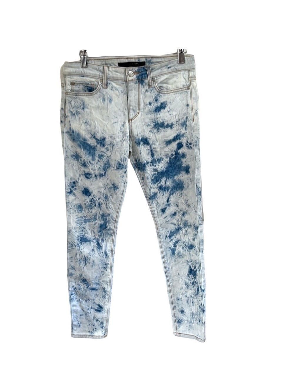 Joe’s Jeans The Skinny Acid Wash Tie Dye  Stretch Jean in Wonderland SZ 27